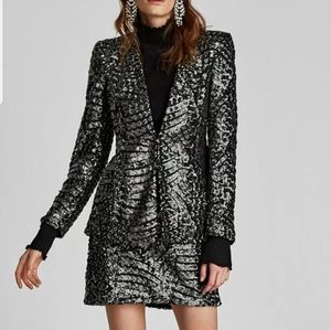 Zara sequin blazer